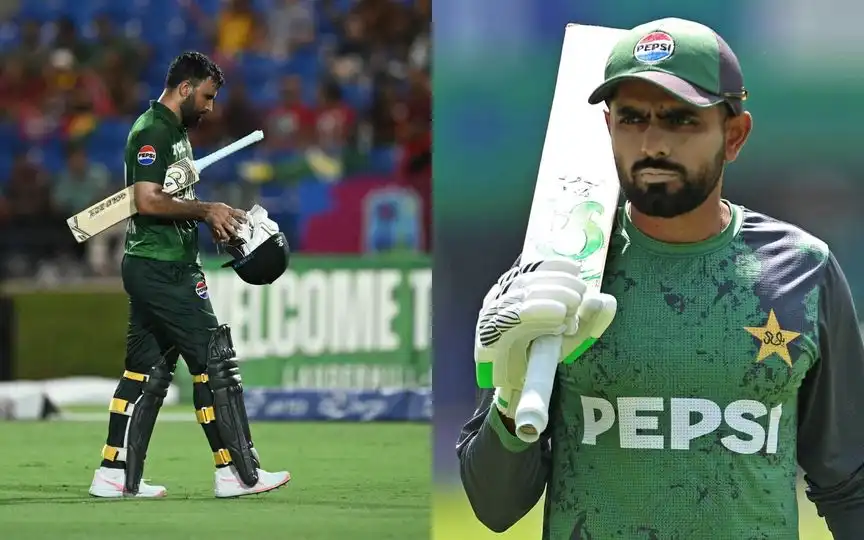 Fakhar Zaman and Babar Azam [Source: AFP]