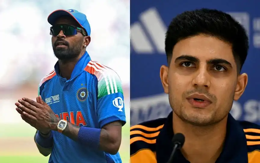 Hardik Pandya and Shubman Gill [Source: AFP]