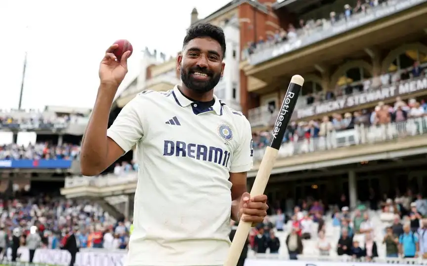 2. Mohammed Siraj – 23 Wickets (2025) [Source: @BCCI/X.com]