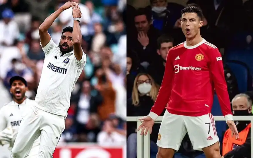 The special connection between Siraj and Cristiano Ronaldo [Source: @ActuCR7_, Getty/X.com]