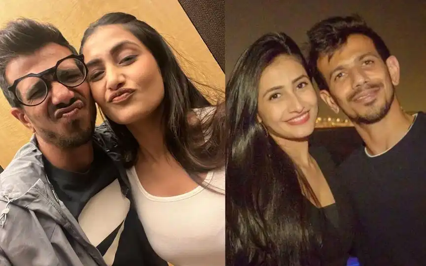 Yuzvendra Chahal with his Ex-Wife Dhanashree Verma (Source:@Snooper_Scope,x.com)