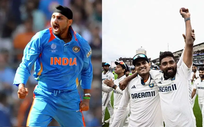 Harbhajan Singh, Shubman Gill and Mohammed Siraj (Source: @mufaddal_vohra, @ImTanujSingh/X.com)