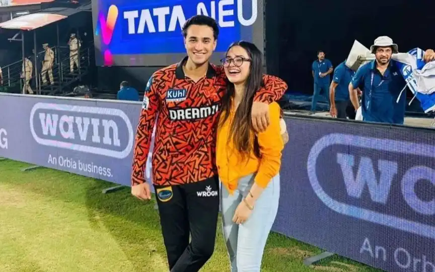 Abhishek Sharma’s Sister, Komal Sharma (Source:@srhfansofficial,x.com)