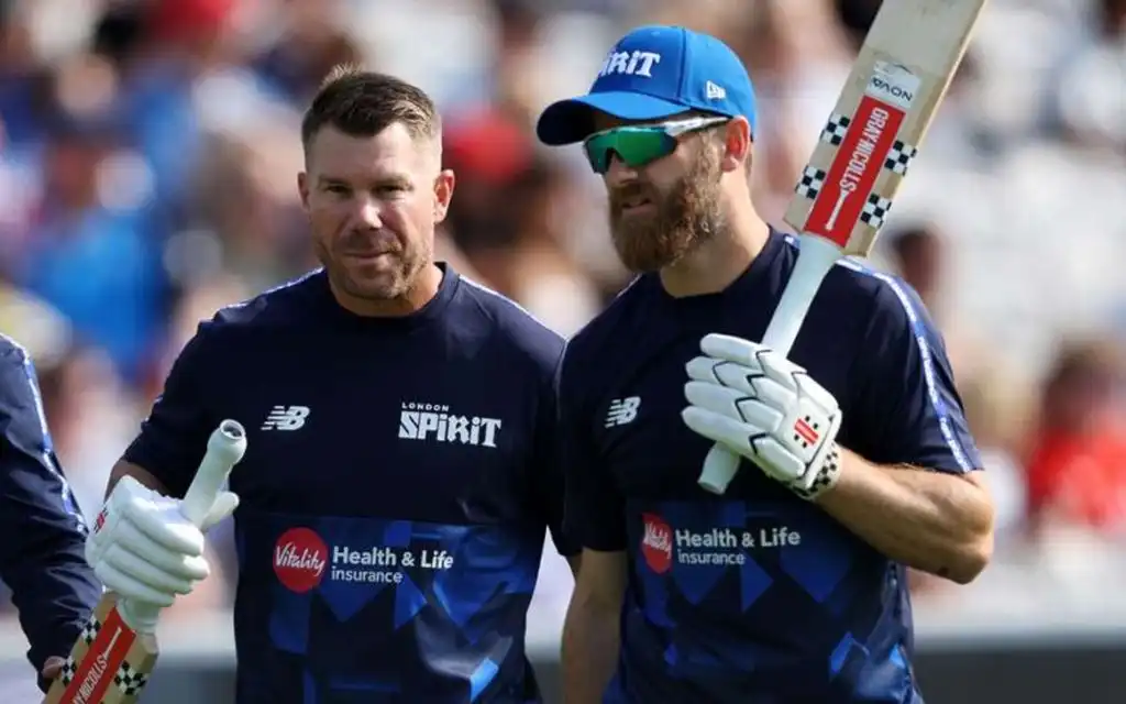 David Warner and Kane Williamson [Source: @TheYorkerBall/x.com]
