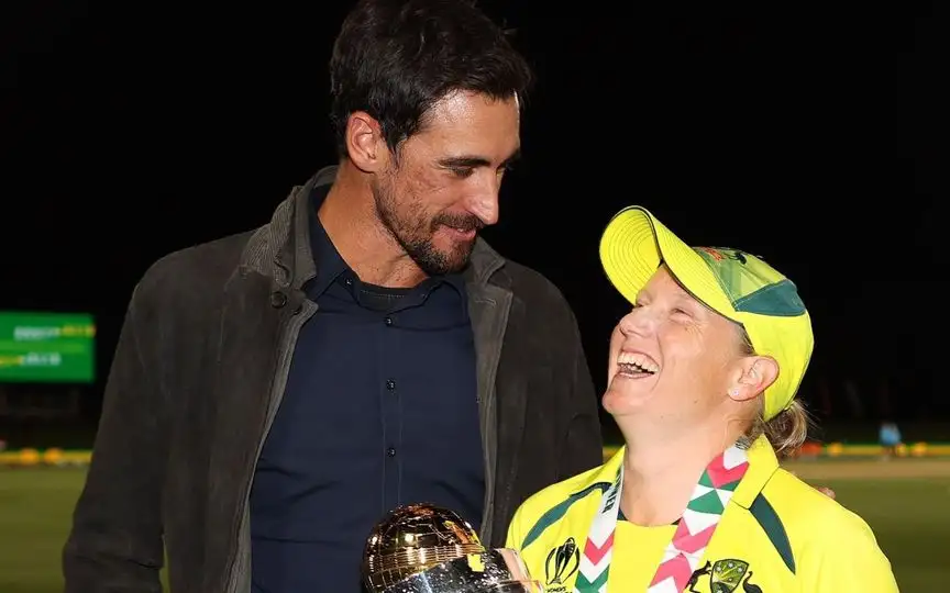 Mitchell Starc's Wife, Alyssa Healy (Source:@greenshirts17,x.com)