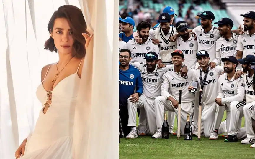 Actress Surveen Chawla defends young team India [Source: @drivexpull, @RealDivaVibes/X.com]