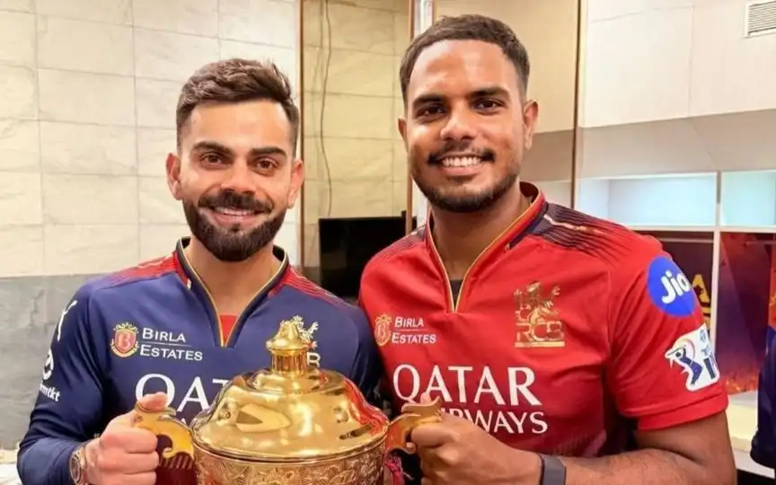 विराट कोहली और यश दयाल (Source: @IPL/X.com)