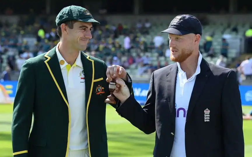 Pat Cummins and Ben Stokes (Source: AFP Photos)