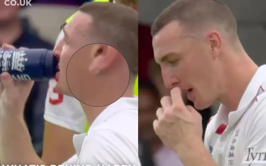 Harry Brook Parks His Chewing Gum Behind His Ear, Then Pops It Back And Smacks A Century Harry Brook Parks His Chewing Gum Behind His Ear, Then Pops It Back And Smacks A Century