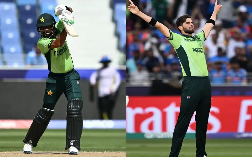 Babar Azam and Shaheen Afridi [Source: AFP]