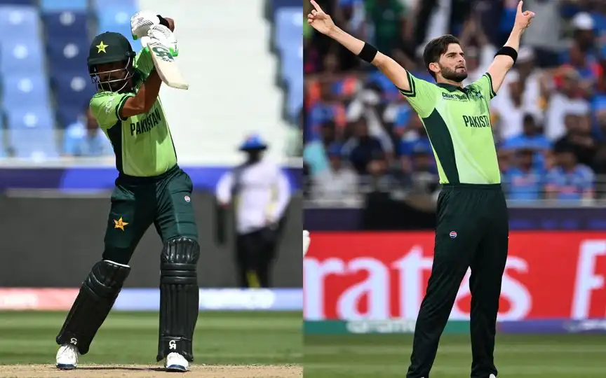 Babar Azam and Shaheen Afridi [Source: AFP]