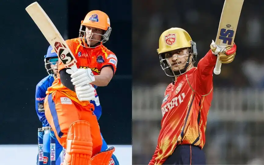 Ayush Doseja and Priyansh Arya [Source: @DelhiPLT20, @IPL/x.com]