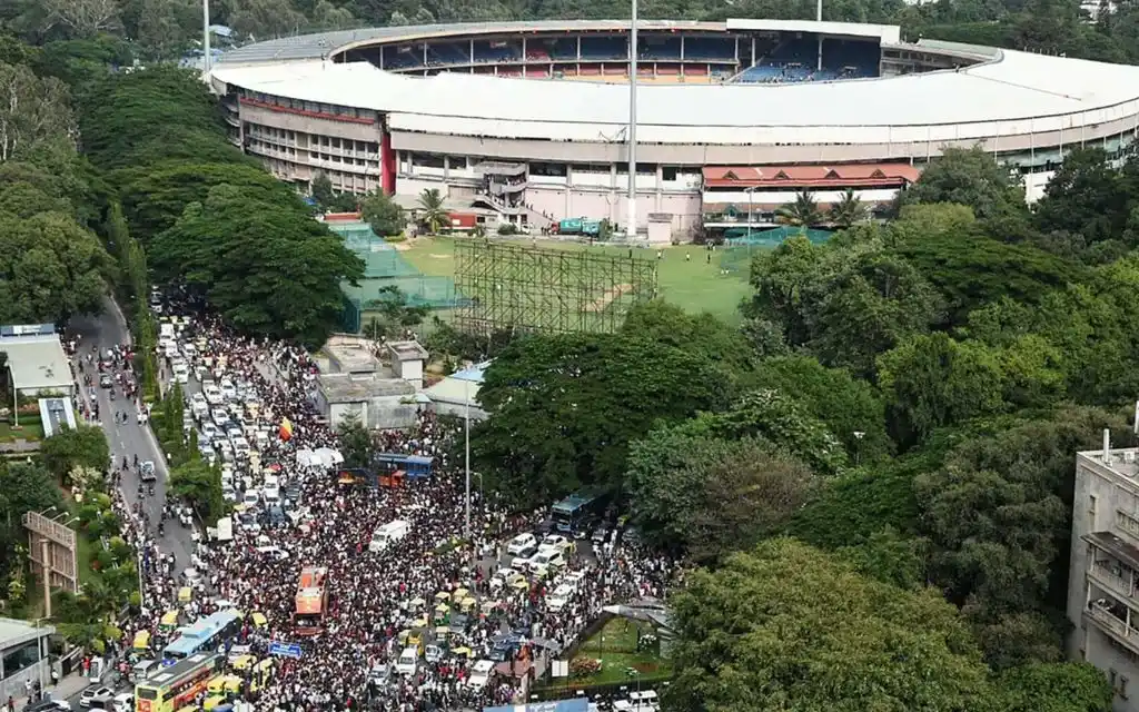 Chinnaswamy Stadium - (Source: AFP)