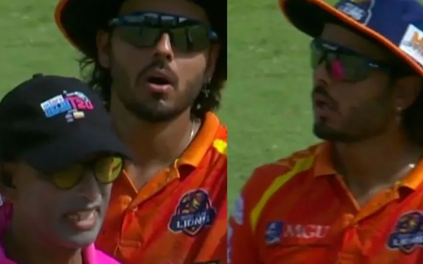 Nitish Rana against Purani Dilli-6 (Source:@DelhiPLT20/X.com)