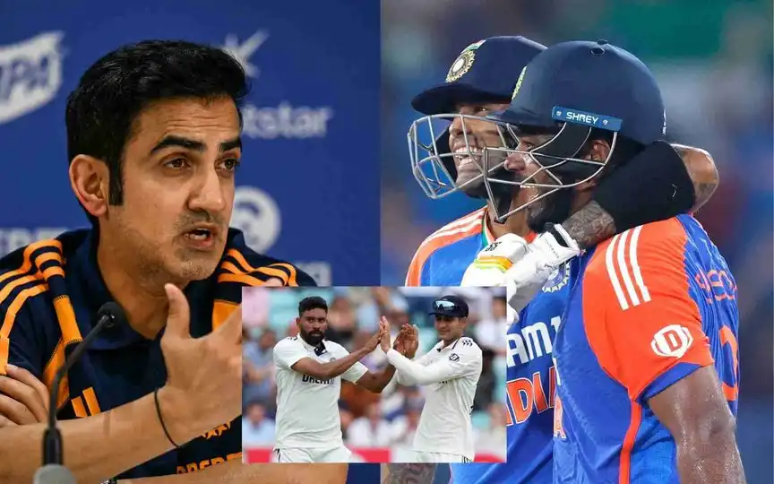 Gautam Gambhir and Indian team superstars (Source: AP Photos)