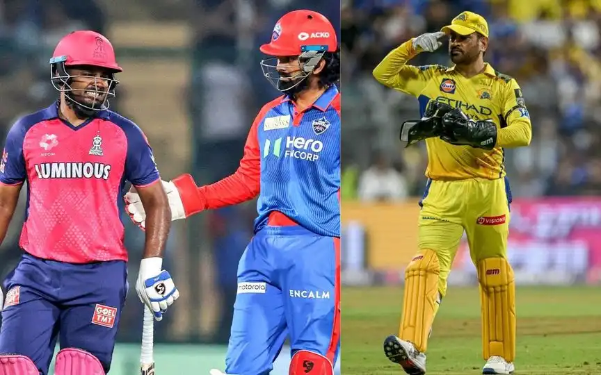 Sanju Samson, KL Rahul and MS Dhoni [Source: @Kunal_KLR/x.com, AFP Media]