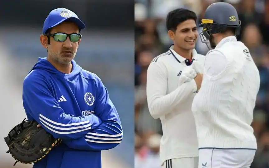 Gautam Gambhir and Shubman Gill - (Source : @Johns/X.Com)