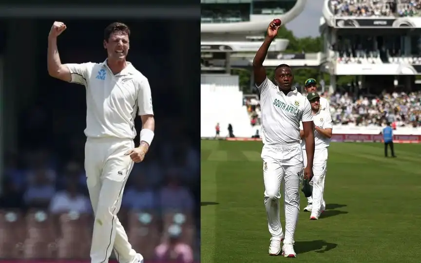 Rabada and Matt Henry in action - (Source : @Johns/X.com)