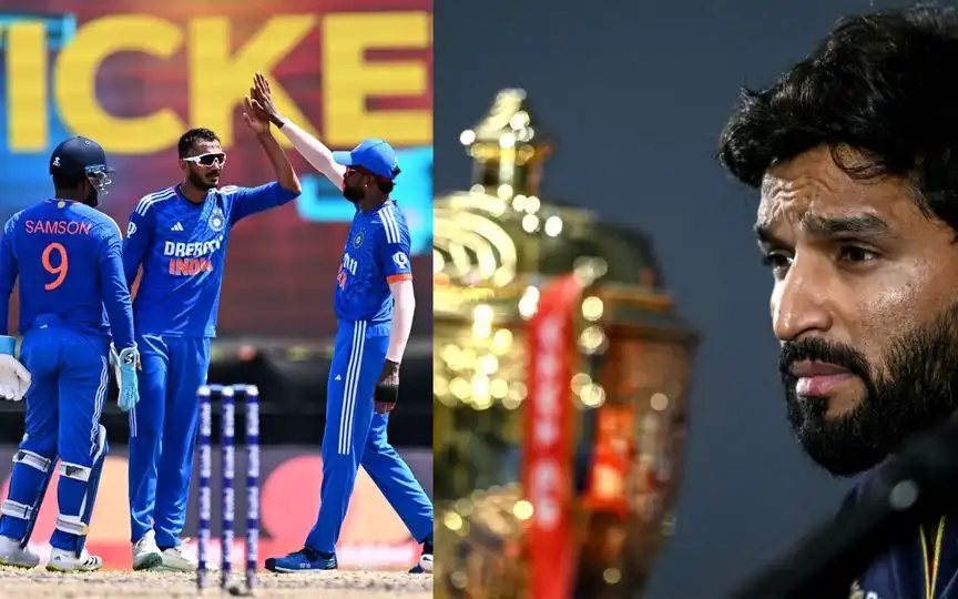 India's T20I Squad and Rajat Patidar [Source: AFP Media]