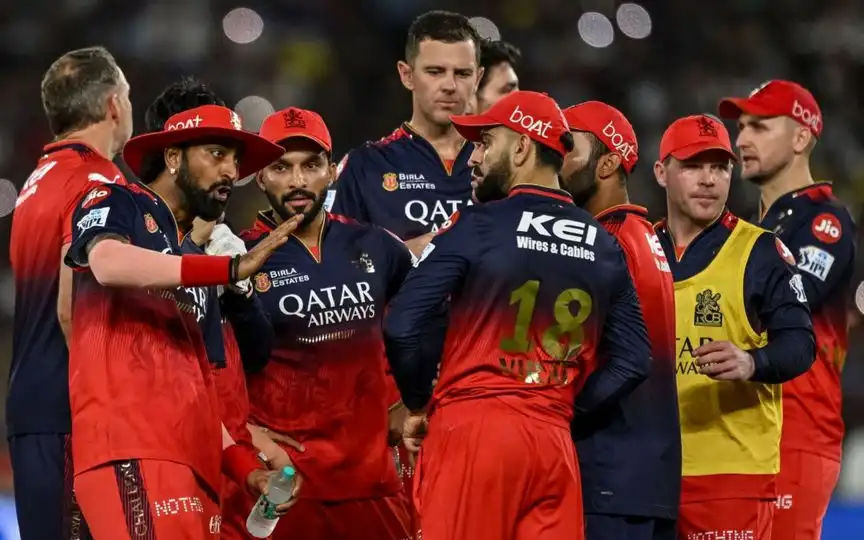 Rajat Patidar With RCB teammates - (Source : AFP)