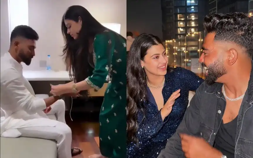 Siraj Celebrates Rakhi With Asha Bhosle's Granddaughter As Dating Rumours Put To Rest