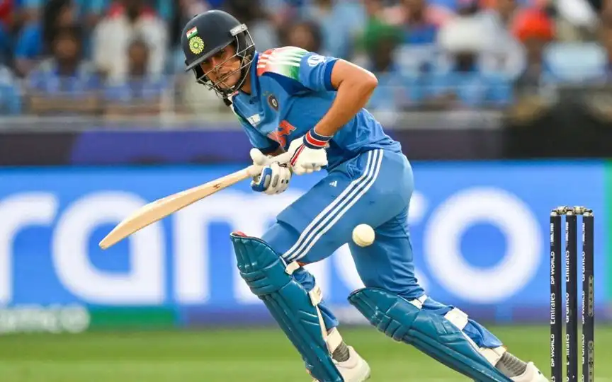 Shubman Gill In Action During Champions Trophy - (Source : AFP)