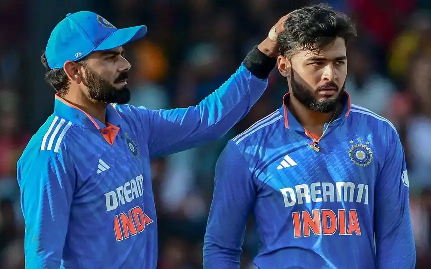 Riyan Parag and Virat Kohli - (Source : AFP)