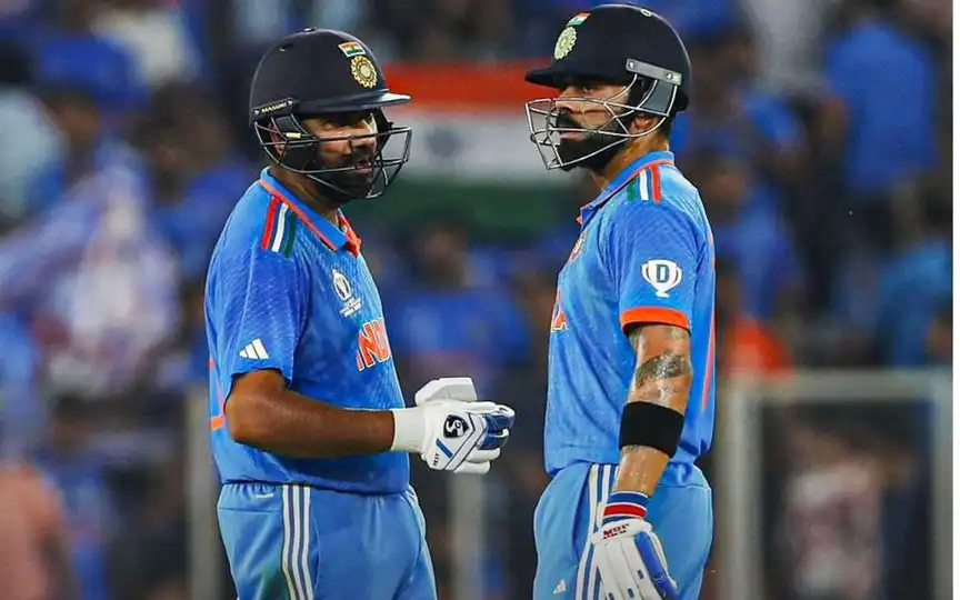 Rohit Sharma and Virat Kohli - (Source : @FaizFazal/X.com)