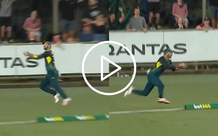 Glenn Maxwell Defies Gravity As His Superhuman Catch Gets Ryan Rickelton Glenn Maxwell Defies Gravity As His Superhuman Catch Gets Ryan Rickelton