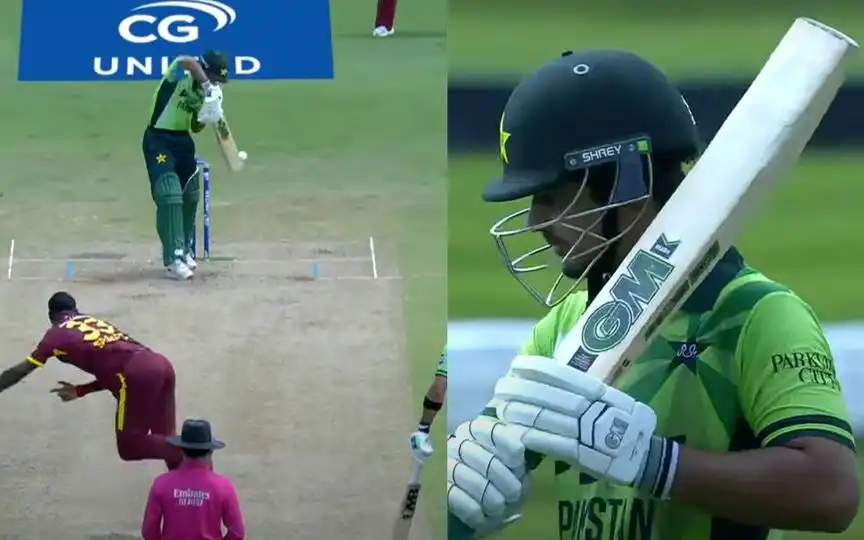 Saim Ayub's wicket in 2nd ODI (Source: Screengrab/FanCode)
