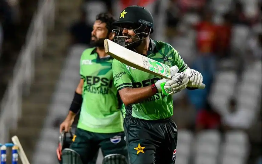 Babar Azam is going through a rough patch [Source: @iamAhmadhaseeb/x.com]