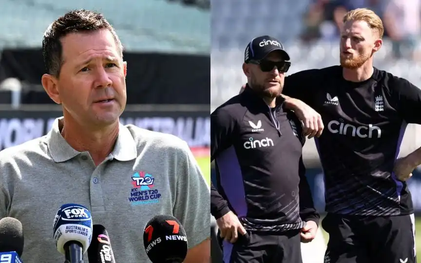 Ricky Ponting takes dig at England's bazball [Source: @FoxCricket/X.com, AFP]