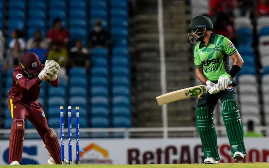Babar Azam Dismissal in 2nd ODI - (Source : AFP)