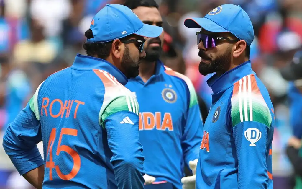 Virat Kohli and Rohit Sharma in Champions Trophy (Source:AFP)