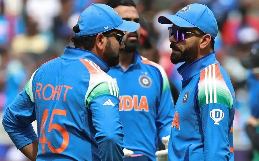 Virat Kohli and Rohit Sharma in Champions Trophy (Source:AFP)