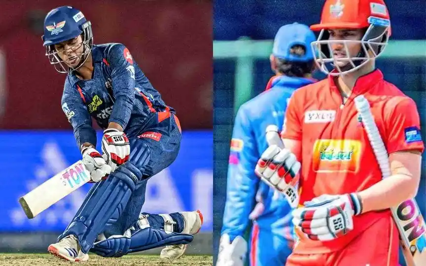 Ayush Badoni in IPL and DPL (Source: APL and @INDIANTEAMGROUP/X.com)