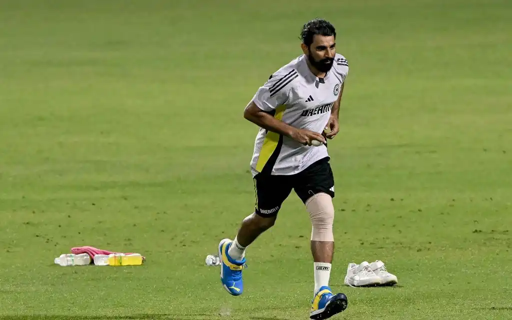 Mohammed Shami in action [Source: AFP]