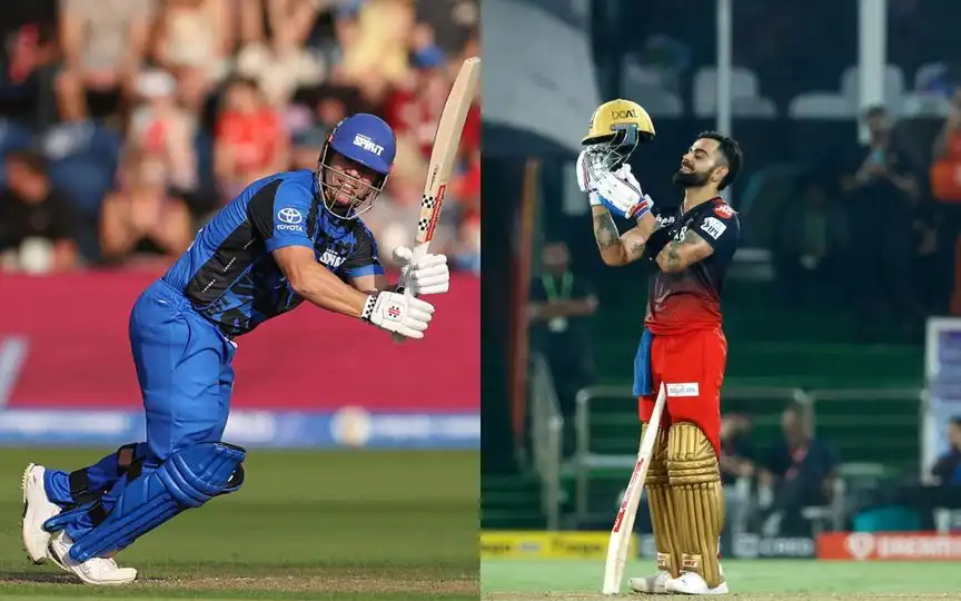 David Warner and Virat Kohli - (Source : @Johns/X.com)