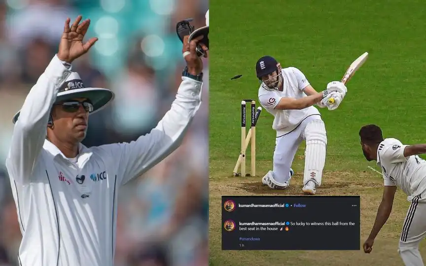 Kumar Dharmasena Lets Go Of Neutral Tag; Praises Siraj For His Masterclass At Oval
