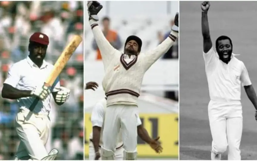 Viv Richards, Jeff Dujon And Malcolm Marshall [Source: @Cric_bhagya82/x.com]