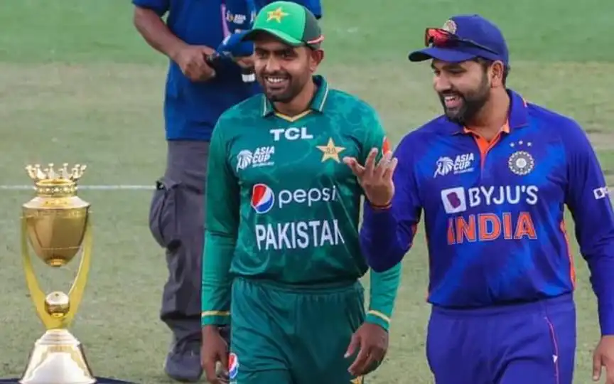 Babar Azam and Rohit Sharma During Toss - (Source : @Johns/X.com)