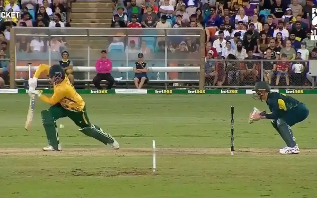 Pretorius Wicket In 2nd T20i - (Source : @ScreenGrab/X.com)