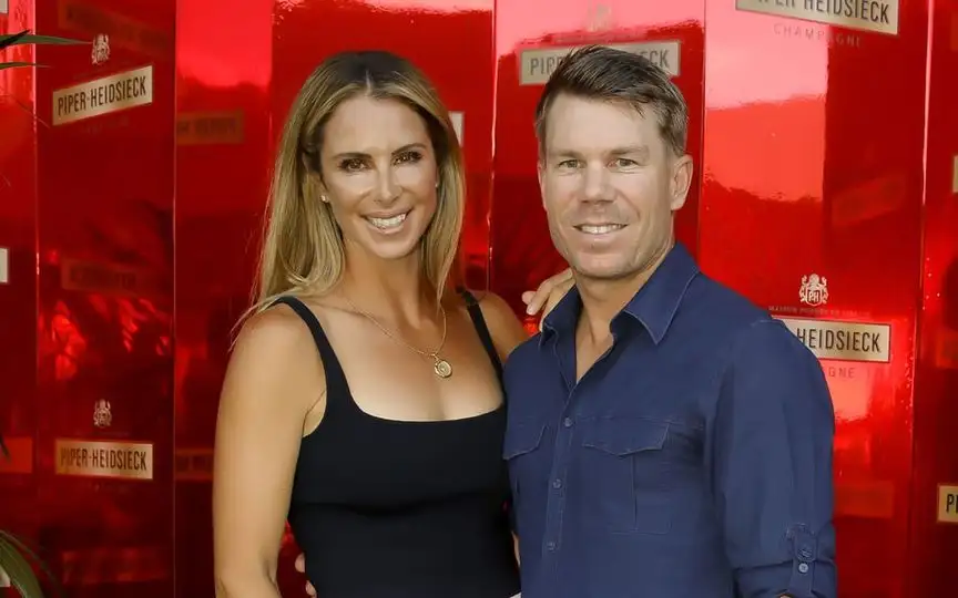 Candice Warner And Husband David Warner (Source:@Josiah_FL,x.com)