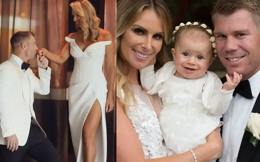 David Warner's Wedding (Source:@UStarc64,x.com)