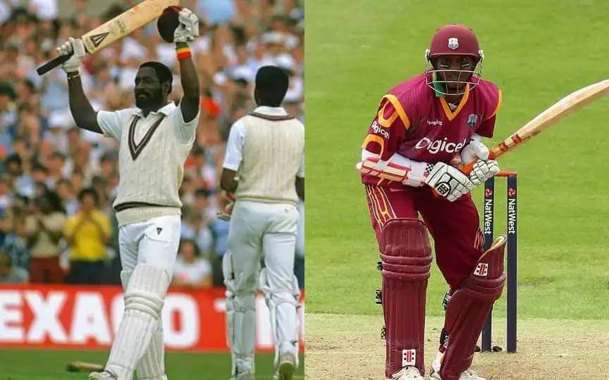 5. Gordon Greenidge, Sir Vivian Richards, Shivnarine Chanderpaul - 11 Hundreds [Source: @windiescricket, @nnis_sports/X.com]
