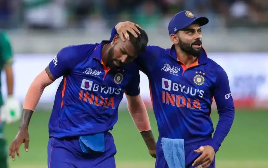 Hardik Pandya and Virat Kohli [Source: @sanju_rathod/X.com]