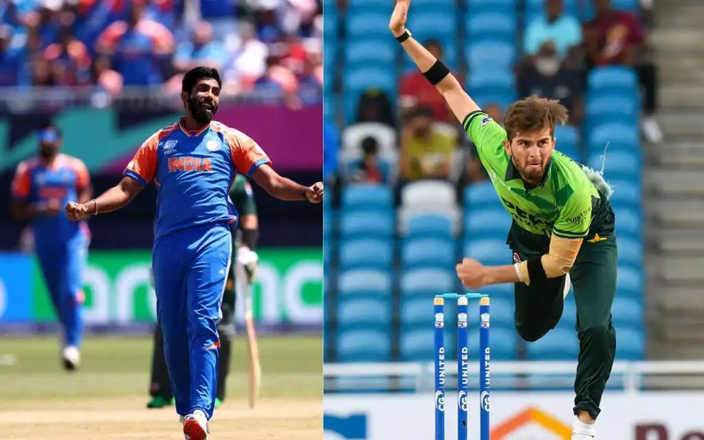 Bumrah vs Shaheen Asia Cup stats [Source: AFP Photo]
