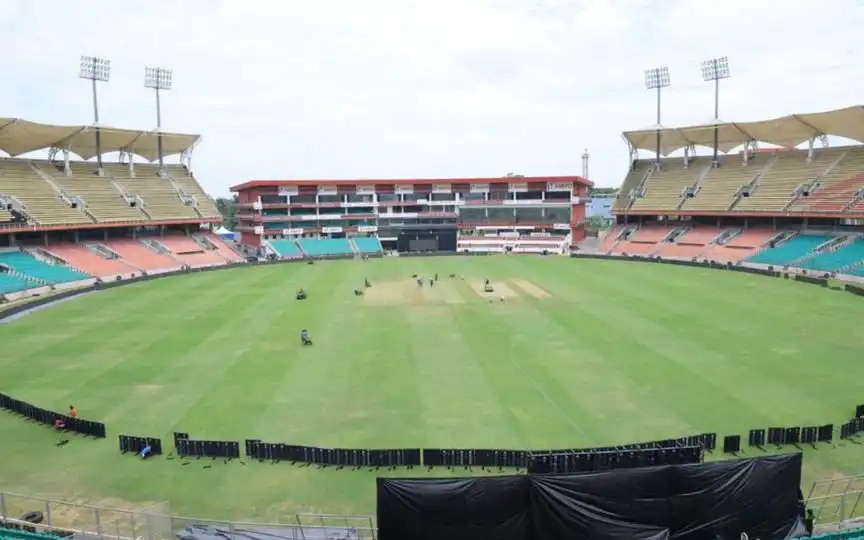 Kerala Cricket League Set To Light Up With Greenfield Stadium’s New Floodlights