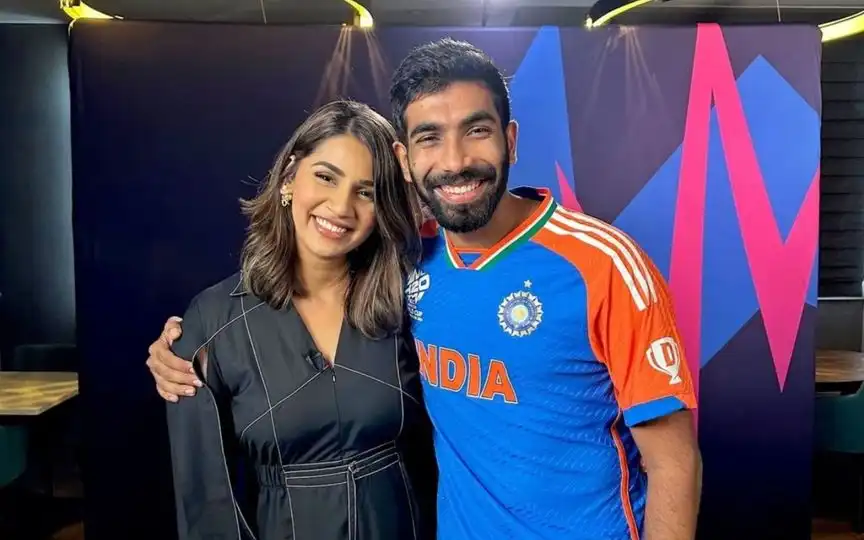 Sanjana Ganesan's Family (Source:@doncricket_,x.com)