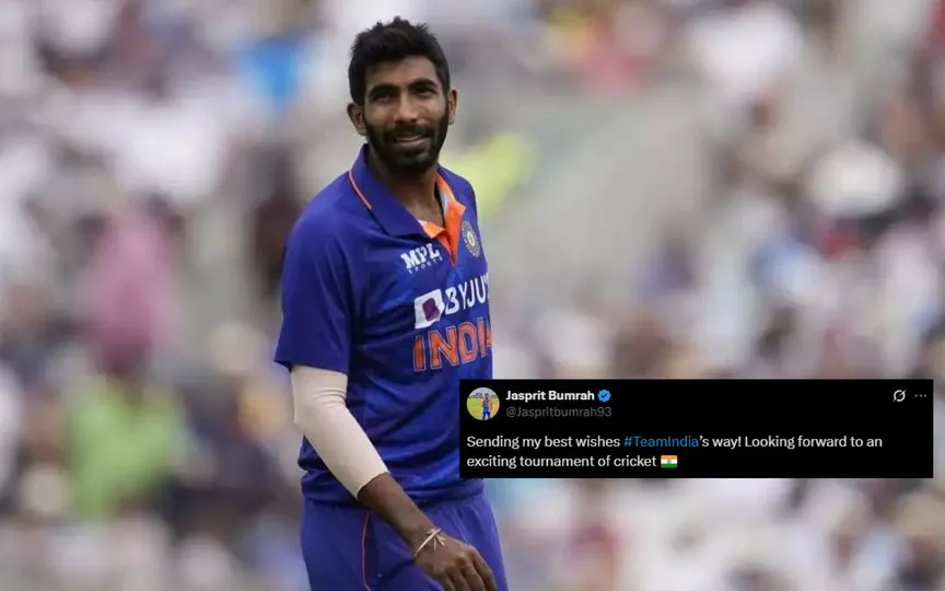 Jasprit Bumrah missed Asia Cup 2022 due to back injury [Source: @CricCrazyJohns, @Jaspritbumrah93/x.com]